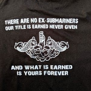 No Ex Submariners Women's T-shirt New 4XL Black